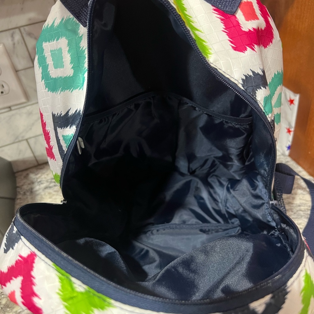 Thirty-One Colorful Geometric Kids Backpack - Picture 3 of 3